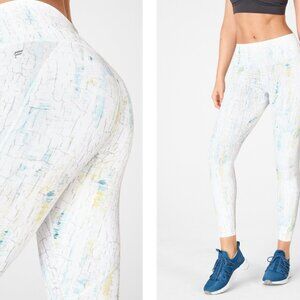 Fabletics high-waisted powerhold legging reflective crackle